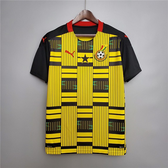 AAA Quality Ghana 20/21 Away Yellow Soccer Jersey